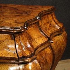 Venetian commode furniture wood 3 drawers antique style dresser 20th century
