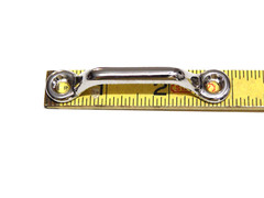 Hoosier Cabinet Hardware Tambour Door Lift Nickel Plated Brass Pull