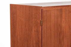 1960s Mid Century Danish Teak Wood Storage or Bar Cabinet