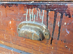 antique vintage industrial workbench cabinet tv stand table cleveland ohio 1920