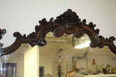 Antique Renaissance Revival Rosewood Etagere Hall Stand Bar