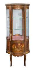 Antique Louis XVI Hand Painted Display Vitrine