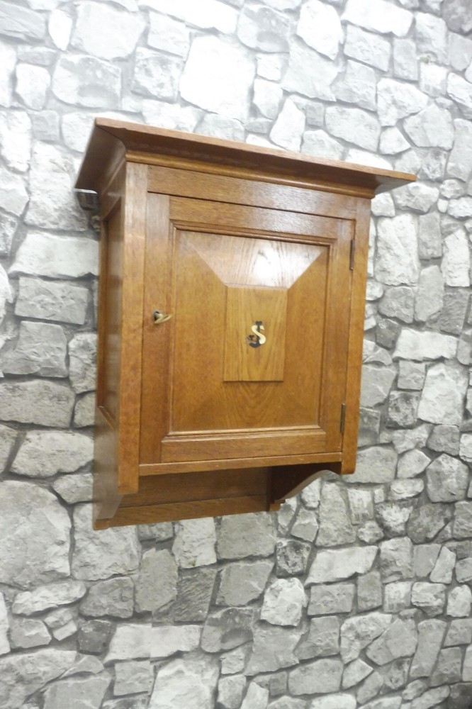 Antique Wooden Medicine Cabinet Wall Cabinet Hanging Cabinet