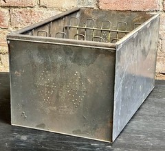 Vintage Metal Hoosier Sellers Style Cabinet Bread Drawer No Lid 18″ × 11″ × 10″