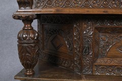 Antique Court Cupboard, Early Elizabethan, Carved Oak, 17th / 18th Century!!