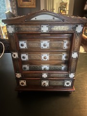 Antique Cabinet Box Desktop Cabinet