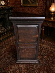 Antique Solid Wood Apothecary Cabinet 6 Drawer Chest