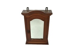 small Apothecary medicine cabinet antique kitchen bathroom wall hanging barn sty