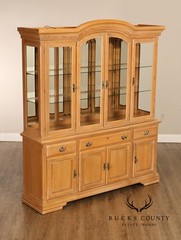 Hespeler Furniture Light Oak Illuminated China Cabinet
