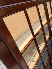 Antique Cherry Pa dutch cupboard step back farm house colonial country cabinet