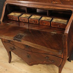 Genoese Trumeau double body furniture bureau wood antique style 20th century