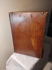 Fab Antique Arts & Crafts Wood Dutch Wall Cabinet Intricate Hd/Carved MUST SEE