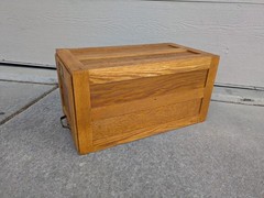 Antique Globe Wernicke Oak Wood File Cabinet Drawer Box Law Transfer Case G-891
