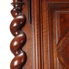 Antique Cupboard Walnut Double Top Provence XVIII Century