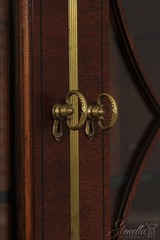 L73559 BAKER Historic Charleston Dome Top Mahogany China Cabinet