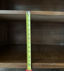 Vtg MCM Merton Gershun for AMERICAN of MARTINSVILLE 57.5” Hutch/Curio/Bookshelf
