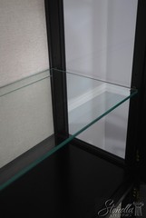 67485: HENKEL HARRIS Model 227 Black Curio Cabinet