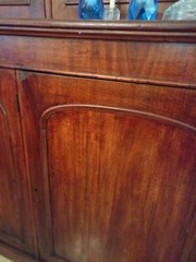 Mahogany English Breakfront, Antique