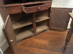 3-corner Cupboard, antique