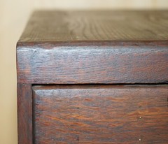 ANTIQUE ART DECO CIRCA 1920’S RESTORED ENGLISH OAK FILING CABINET NEW FITTINGS