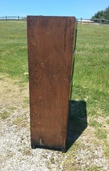 Antique Oak Four Drawer File Cabinet 1920s Lot 2