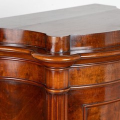 19th Century Danish Mahogany Narrow Column Cabinet