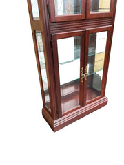 66689 Mahogany PULASKI Furniture 4 Door Curio China Cabinet