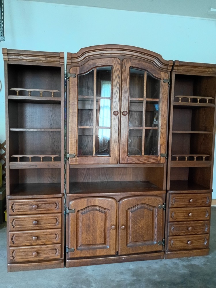 Vintage German Shrunk” (Oak Wall Unit)