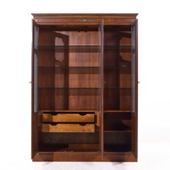 Baker Furniture French Louis XVI Mahogany China Cabinet-Free Shipping