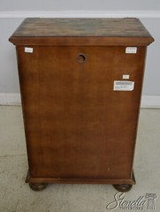 L65298EC: HOOKER Distressed Weathered Painted Finish Cabinet