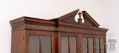F70708: STICKLEY Mahogany 4 Door Breakfront Bookcase Cabinet