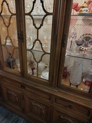 Thomasville Vintage Lighted China Display Hutch