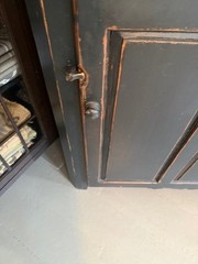 reproduction of an 1880’s kitchen corner cupboard very nice