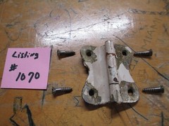 VINTAGE HOOSIER CABINET HINGE FOR LARGE DOORS UPPER & LOWER PAIR LISTING #1070