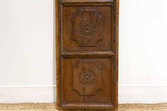18th Century Spanish Farmhouse Carved Cabinet Door