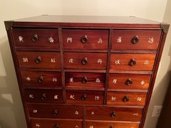 Large Antique Asian Apothecary Chest multi drawers for diverse storage