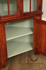 Custom Quality Pine Corner Cabinet