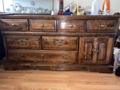 furniture wooden brown dressers three different sizes very good condition 