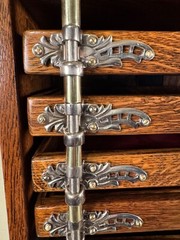 Antique Oak Harvard Co. Dental Cabinet #46X