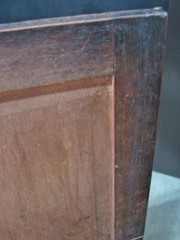 19th Century American Federal Mahogany Corner Cabinet; Chippendale Style Doors