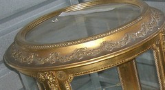 Vitrine Curio cabinet 1890’s gilt Louis XVI style belle Epoque- Matching pair