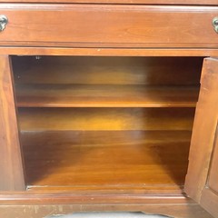Vintage Solid Cherry End Server Monitor Furniture Co Jamestown NY
