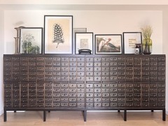 SALE Vintage One-of-a-Kind 200-Drawer Library Card Catalog Cabinet Library