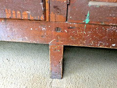 antique vintage industrial workbench cabinet tv stand table cleveland ohio 1920