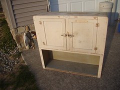 Antique Kitchen Authentic Hoosier Cabinet Primitive Cupboard Upper Section ONLY