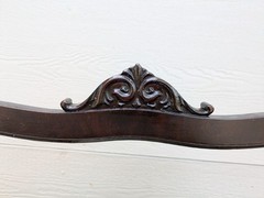 Antique Larkin Art Nouveau Victorian Mahogany Display Shelf Etagere Parlor Stand