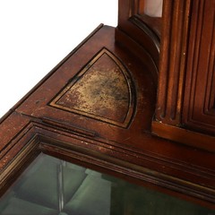 Antique French Louis XVI Gilt Wood & Ormolu Vitrine c1920