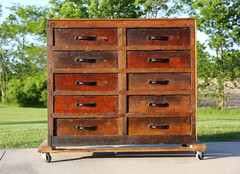 Antique Apothecary Cabinet Blueprint Map File Industrial wood drawer architect