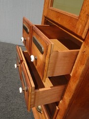 Vintage French Country Storage Cabinet ~ 4 Drawers & Cabinet w Shelves