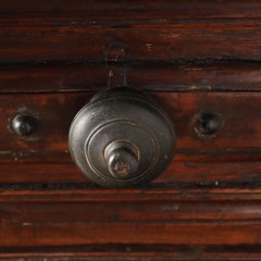 Antique Baroque Cupboard Walnut Italy XVIII Century